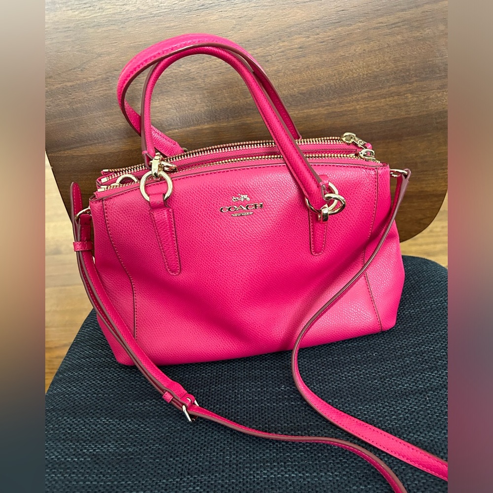 Coach hot pink purse